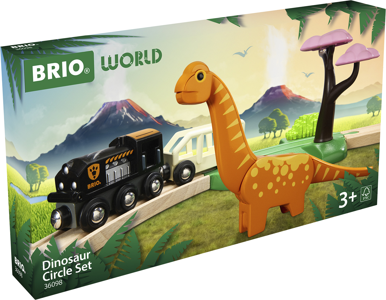 Cirkelsæt med Dinosaur