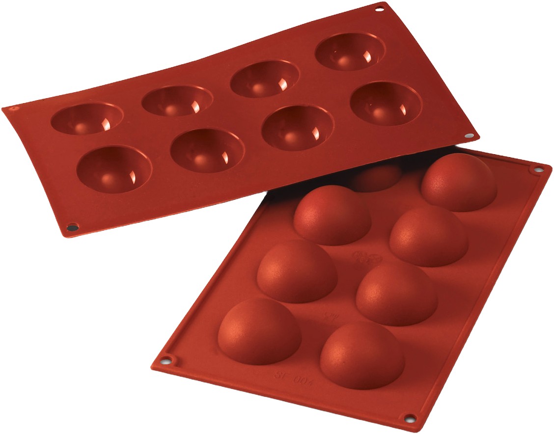 Halvkugleform 8pcs Ø50 H25
