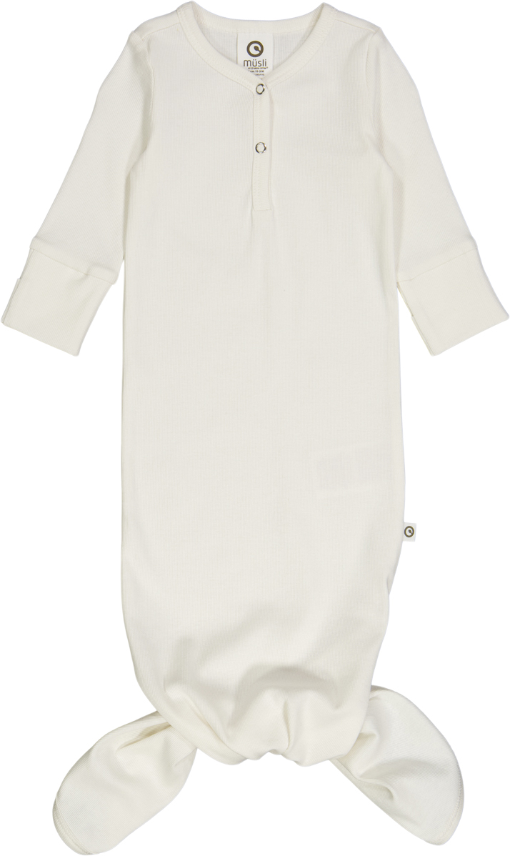 Rib l/s Knot Gown