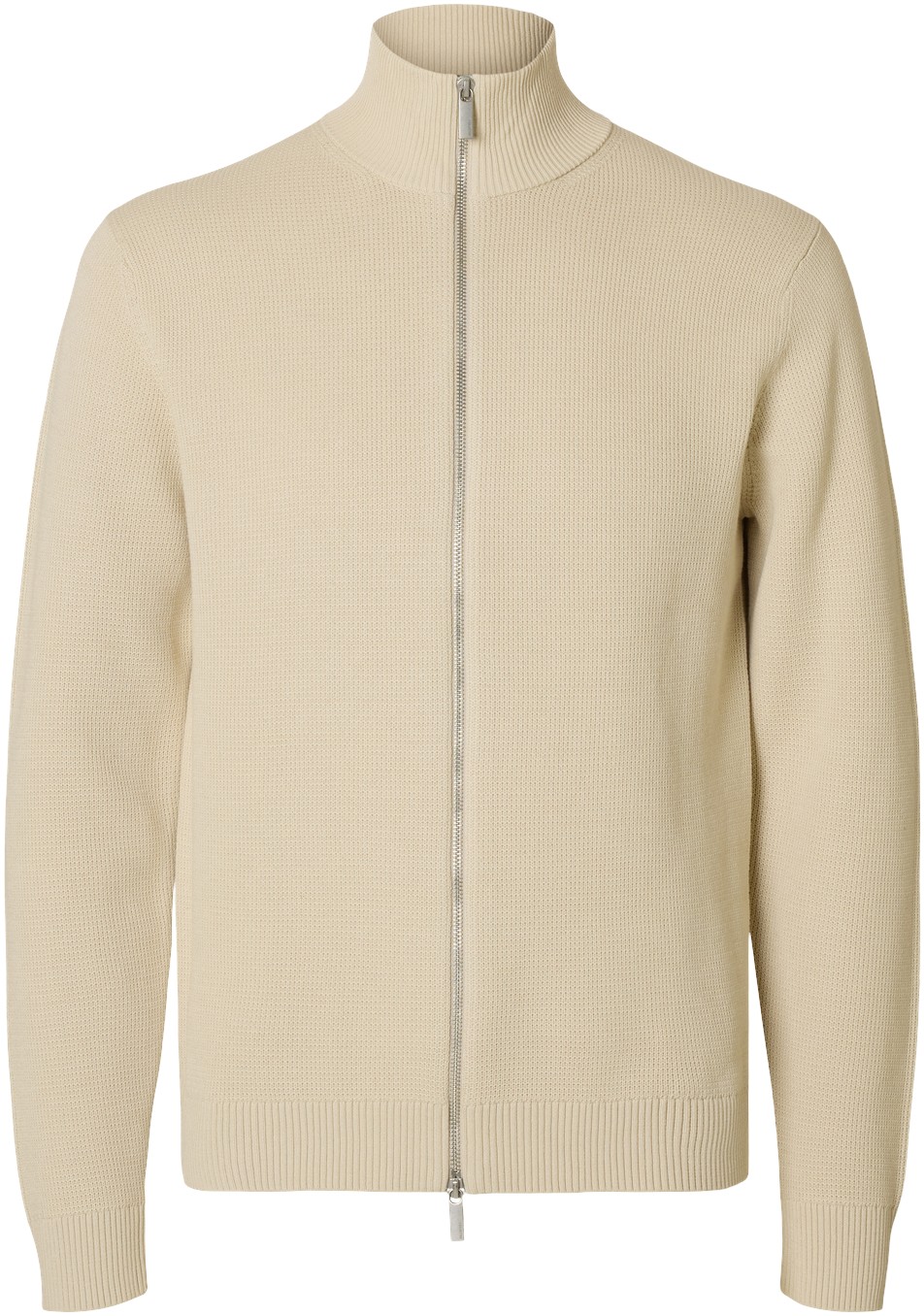 Slmdane LS Knit Structure Full ZIP