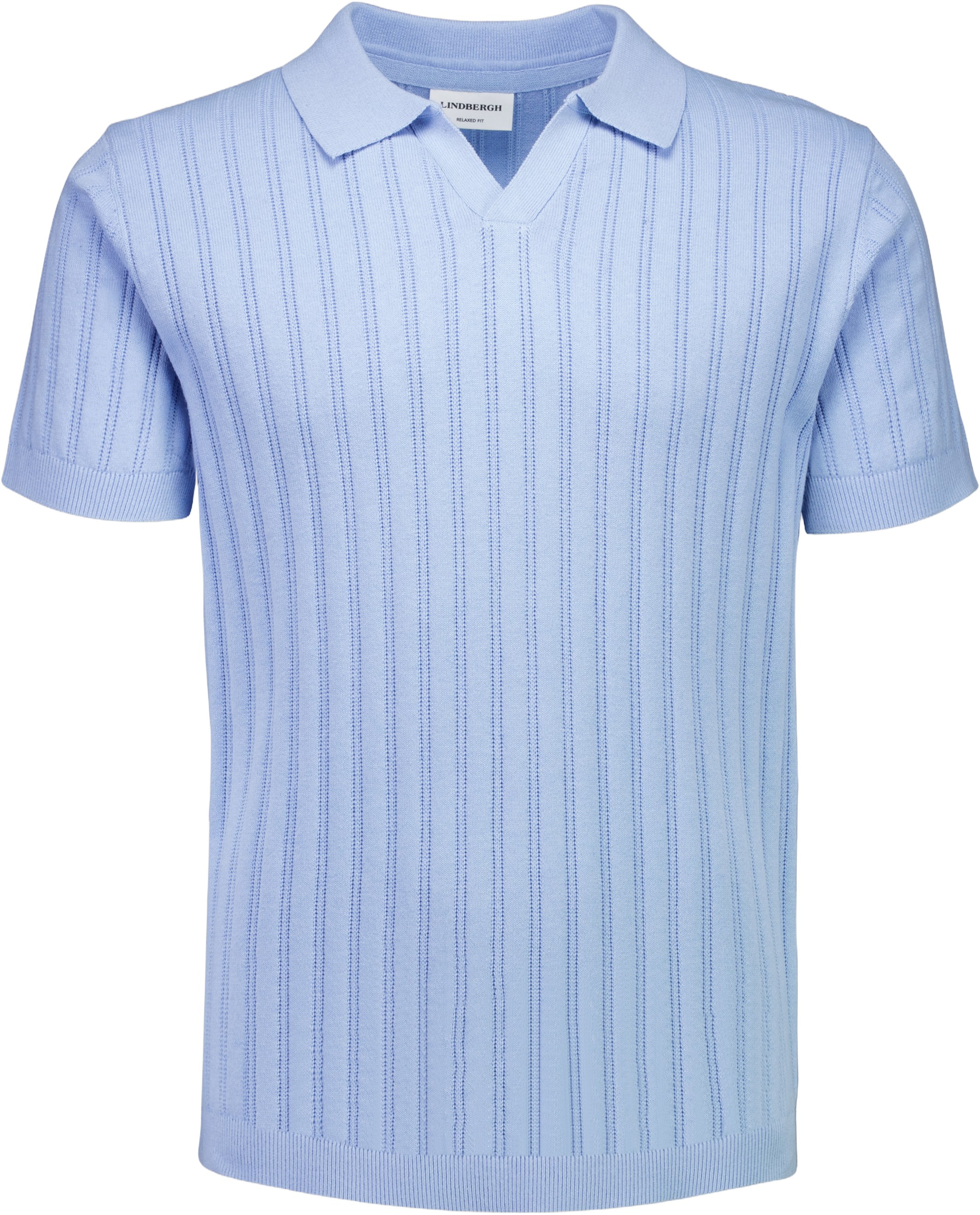 Knitted S/S Vneck Polo