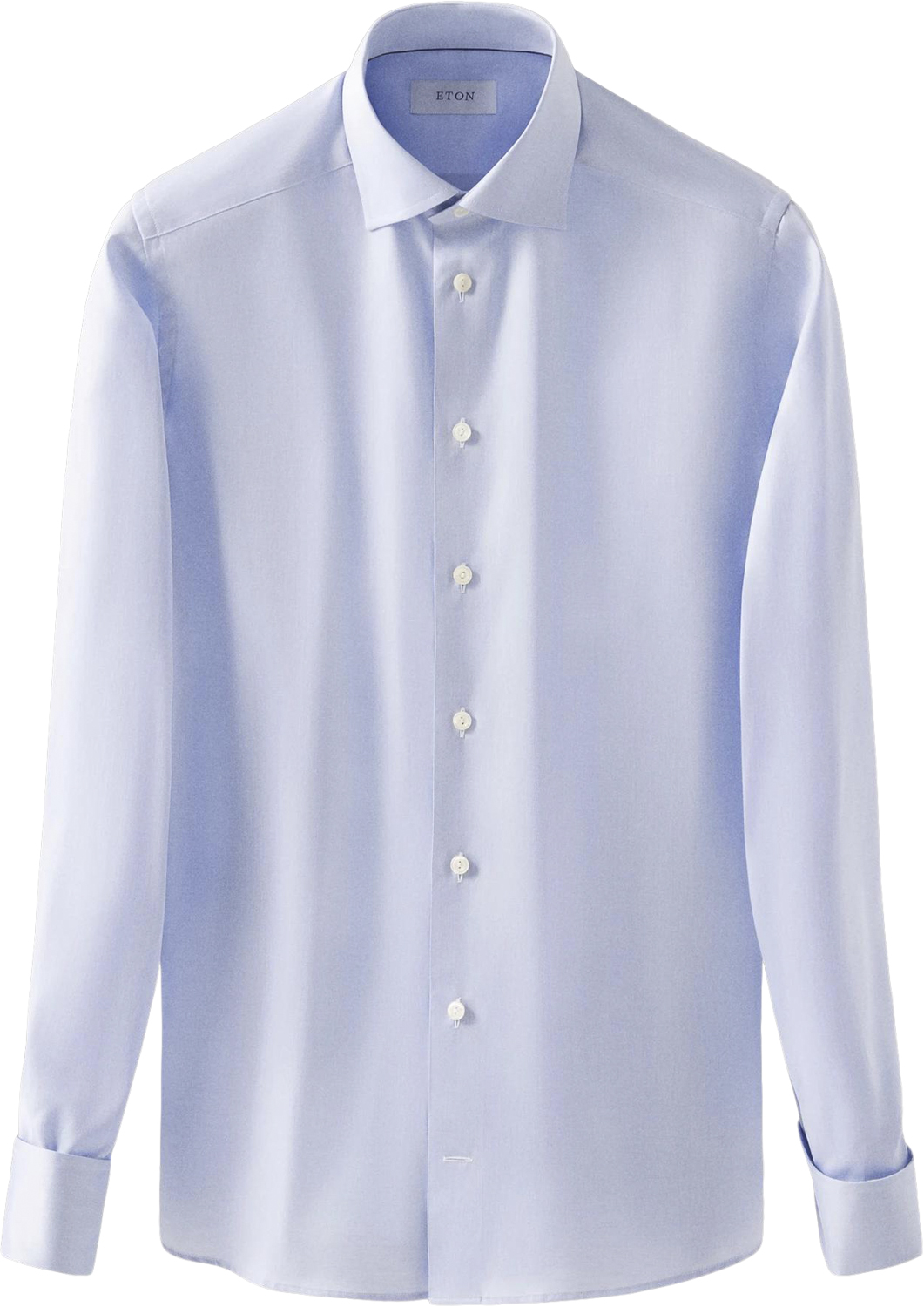 Slim Fit Light Blue Signature Twill Shirt French Cuff