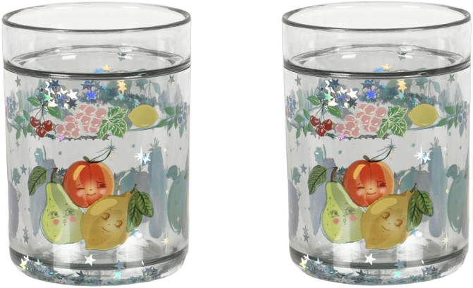 2 Pack Glitter Cups