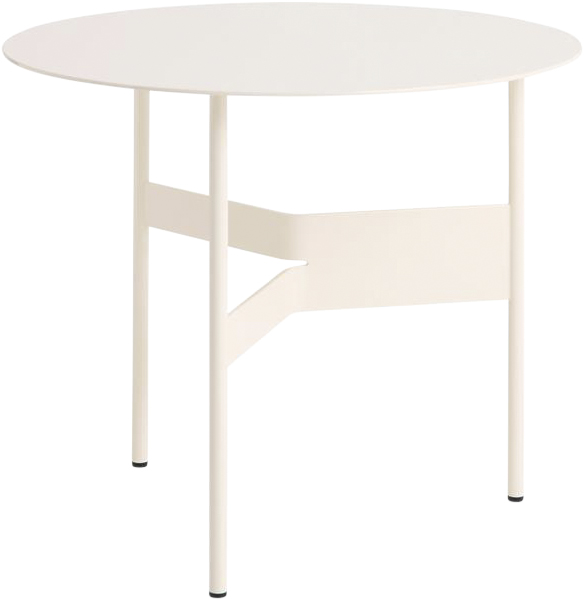 Shim Coffee Tableø54 x H44-eggshel