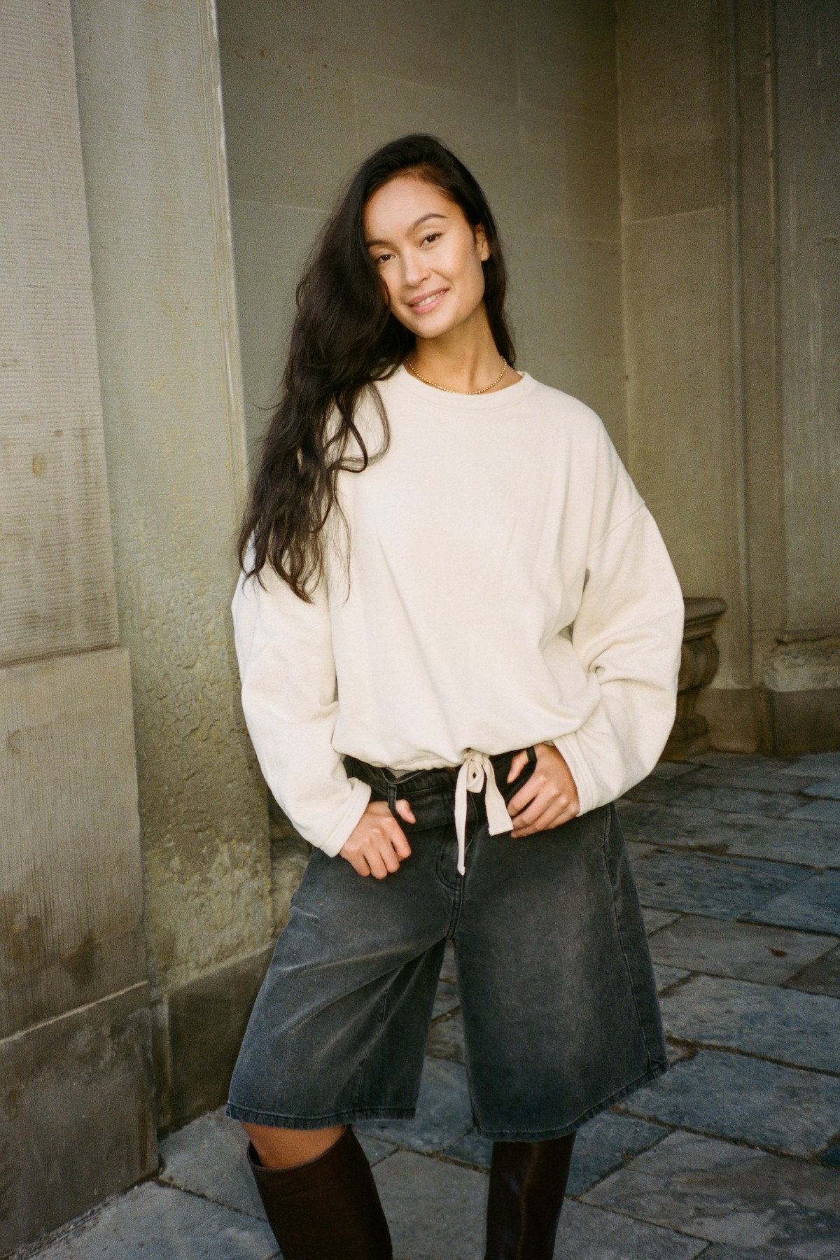 Sweat Drawstring top Sheela