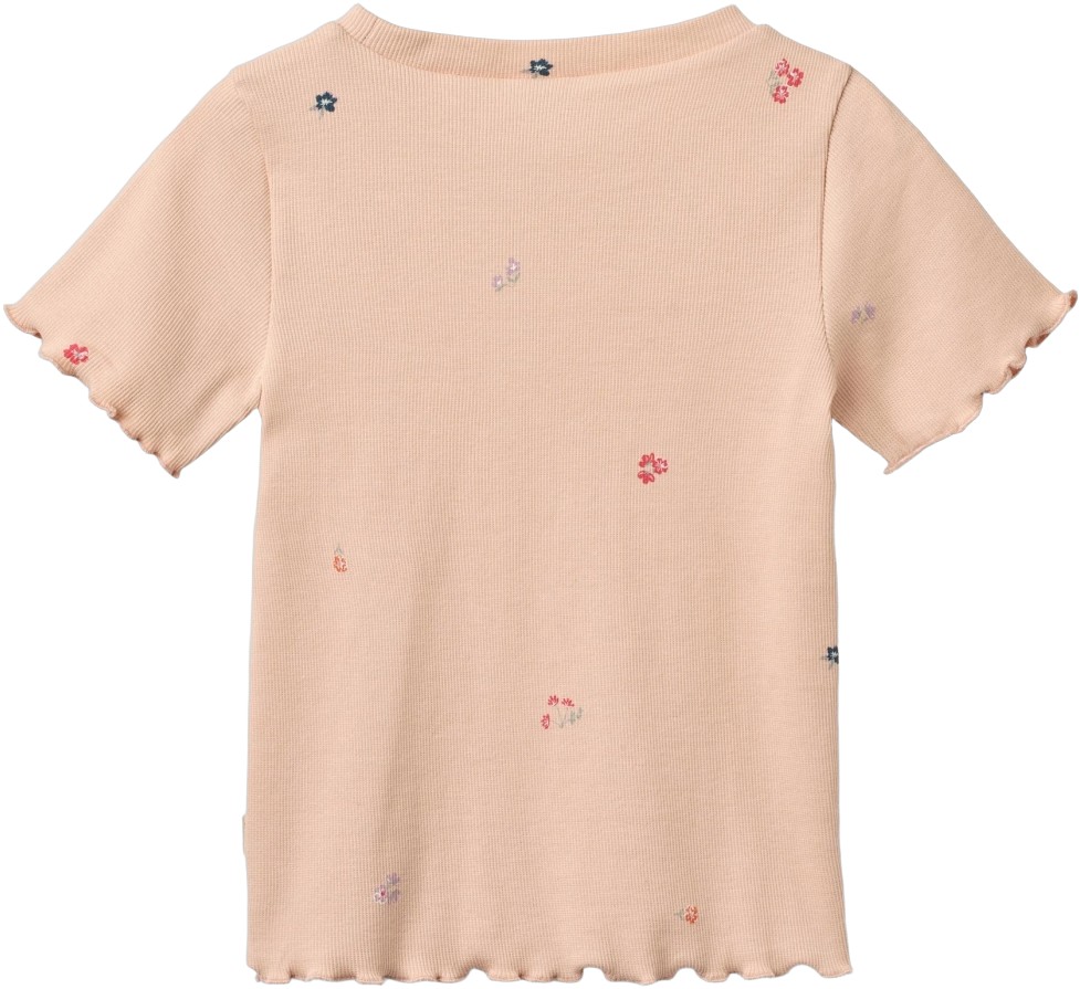 Kortærmet Rib Tshirt Alicia