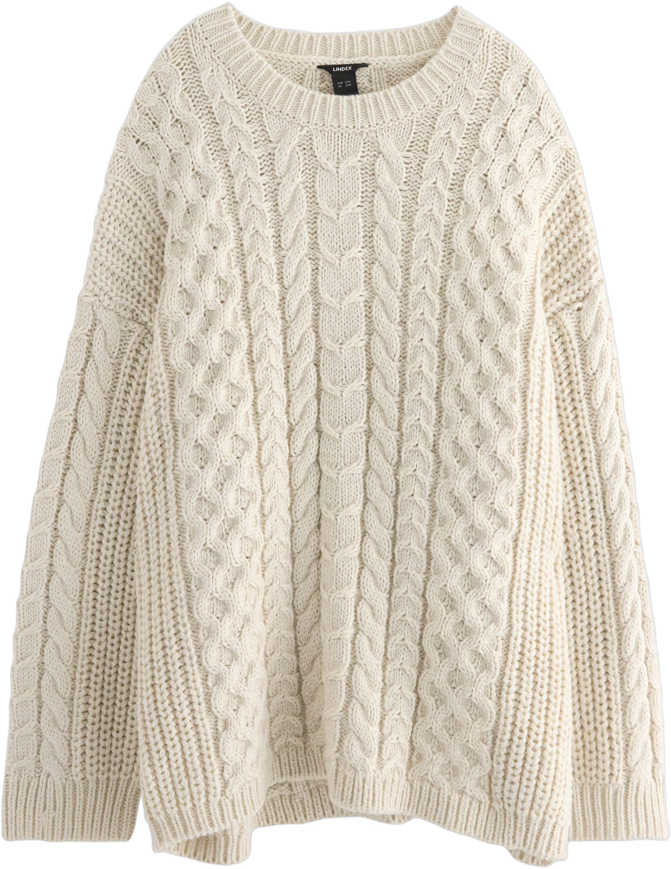 Oversized, Patternknit Jumper With