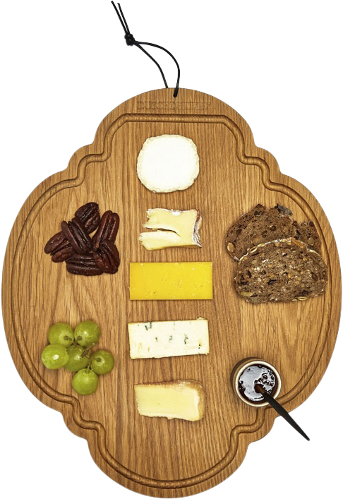 Breakfast Board Oval Oak