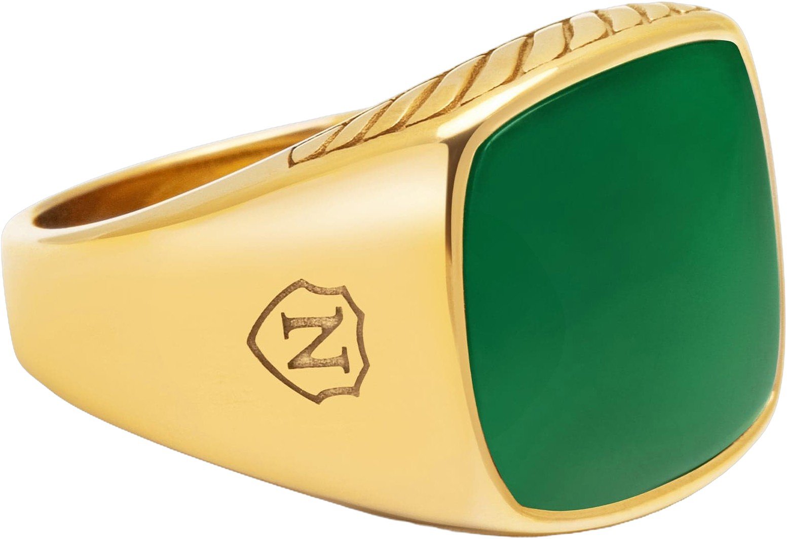 Nialaya Gentlemen's Gold Signet Ring