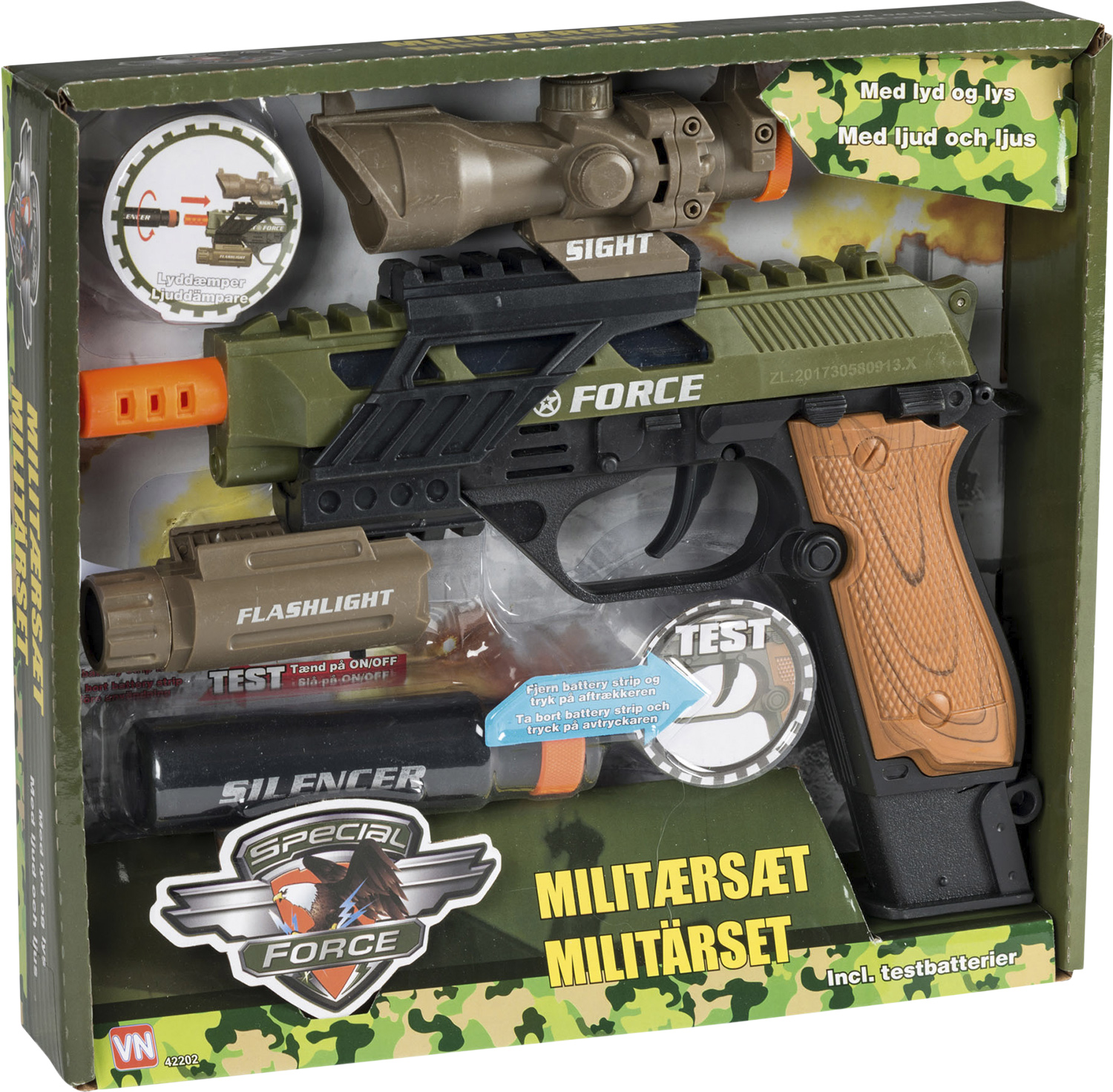 Militær Pistol SÃT