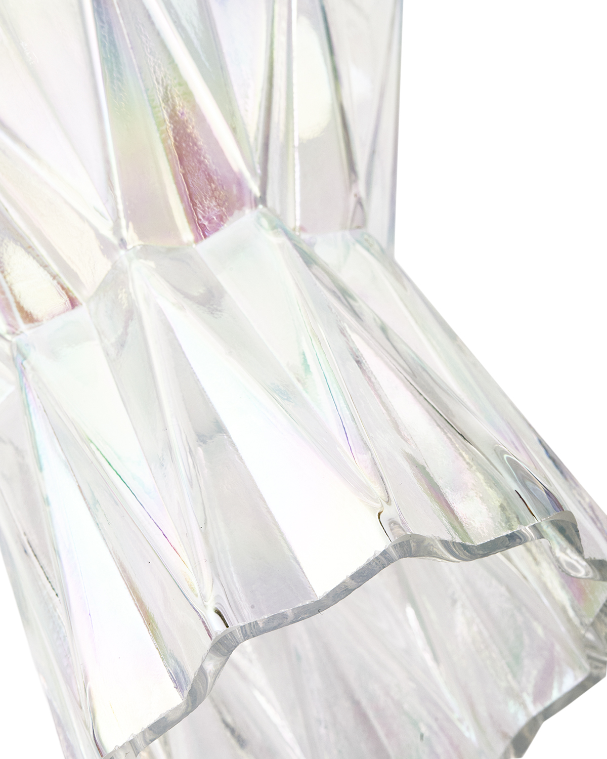 Vase Folds Glass Luster S