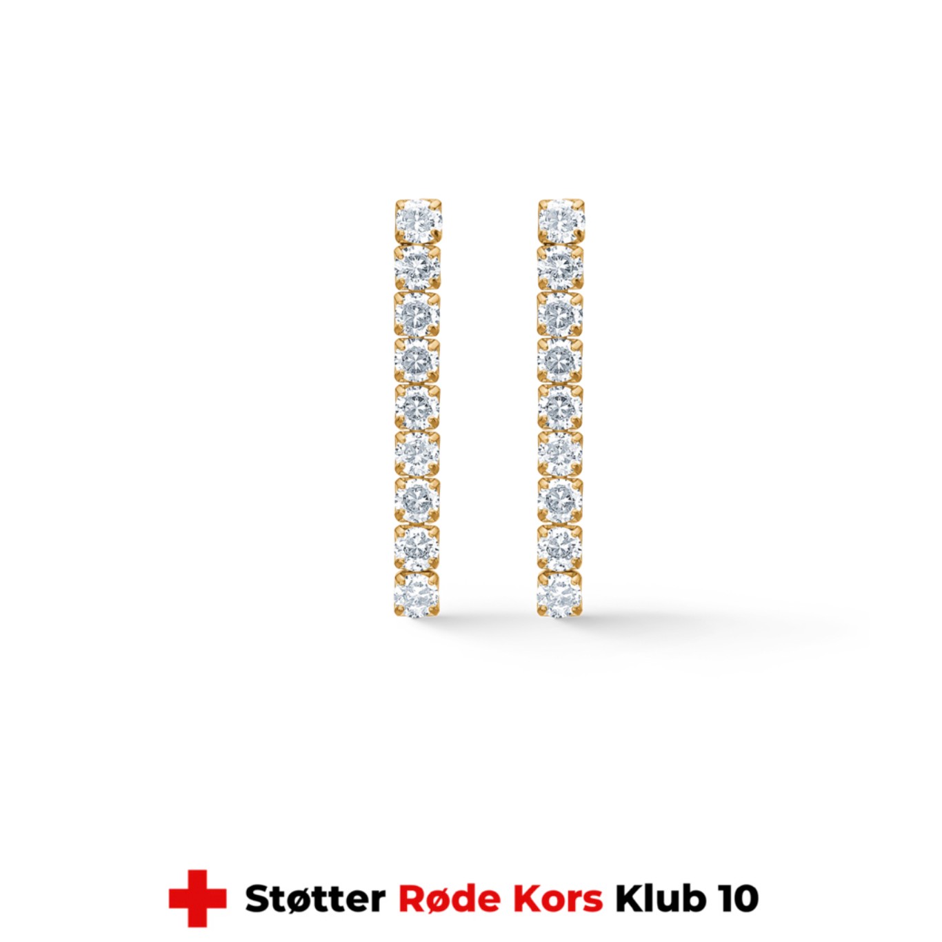 Red Cross Ãrestikker Forgyldt