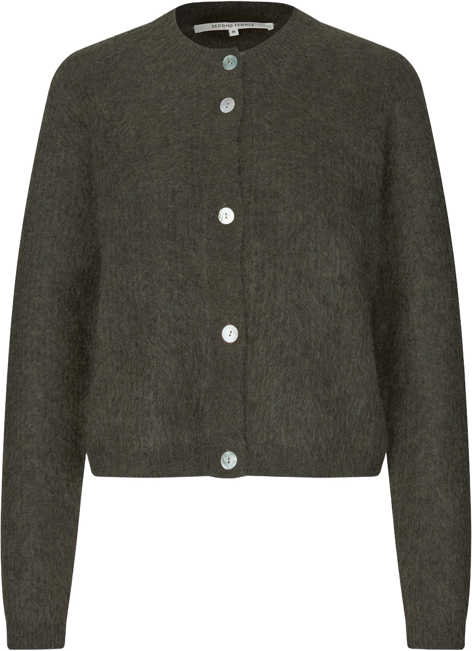 Andrea Knit Rib LS Cardigan