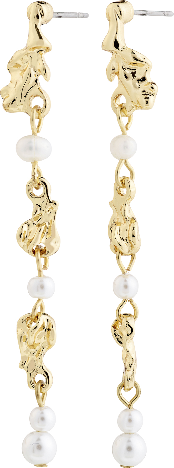 Sloan Pearl Earrings Goldplated
