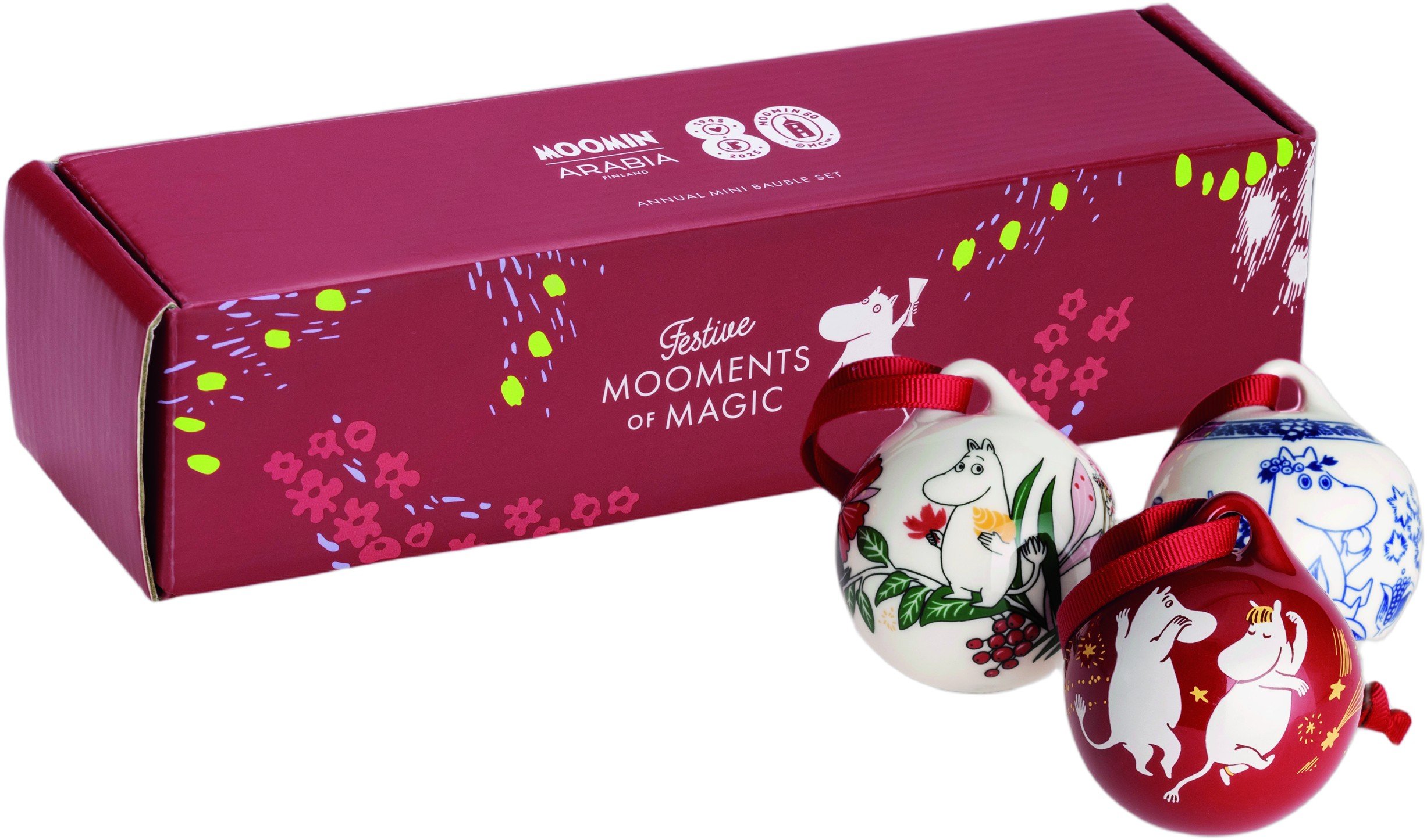 Moomin Arabia Minikuglesæt 3stk