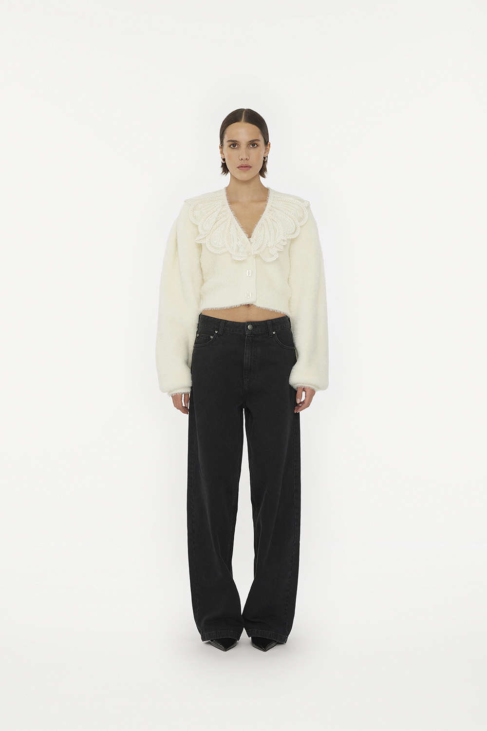 Wide Leg Pocket Jeans
