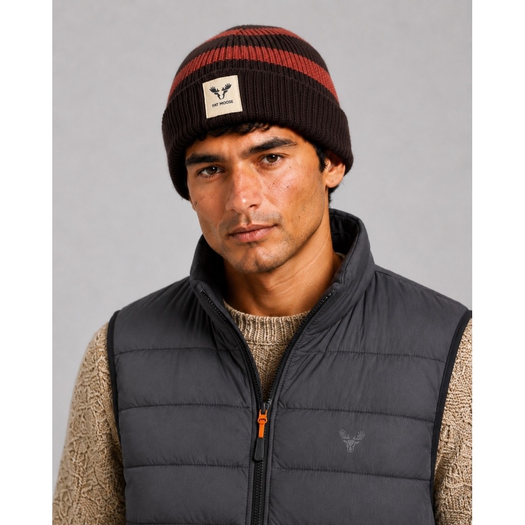 Aare Striped Beanie