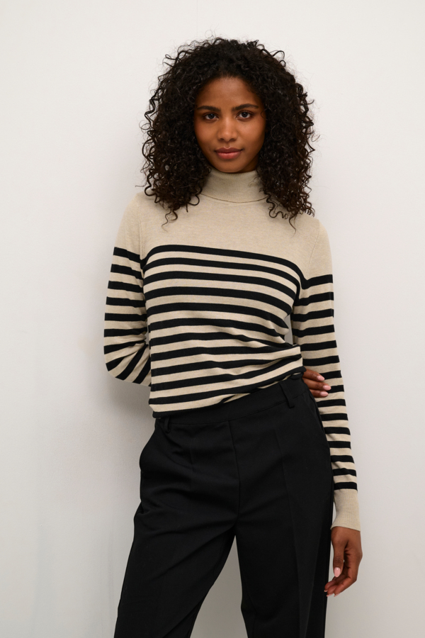 Kalizza Striped Roll Neck