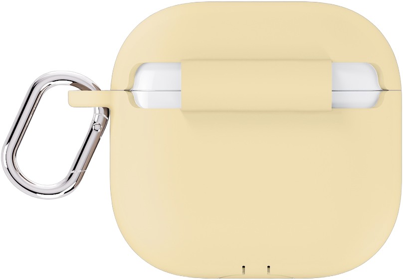 Silicone Case Solid Airpods 4 Butter Yellow