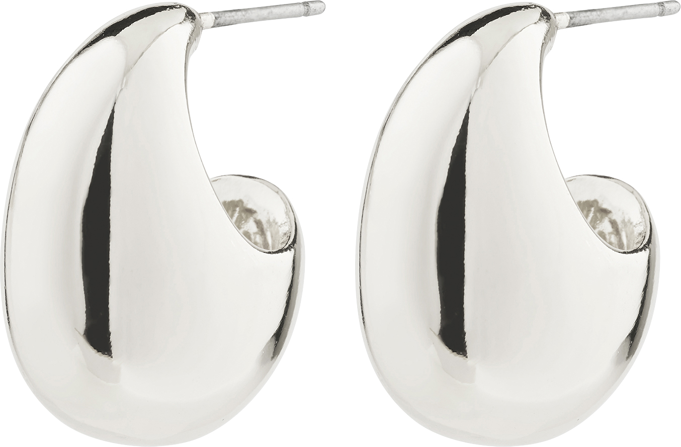 Intent Earrings Silverplated