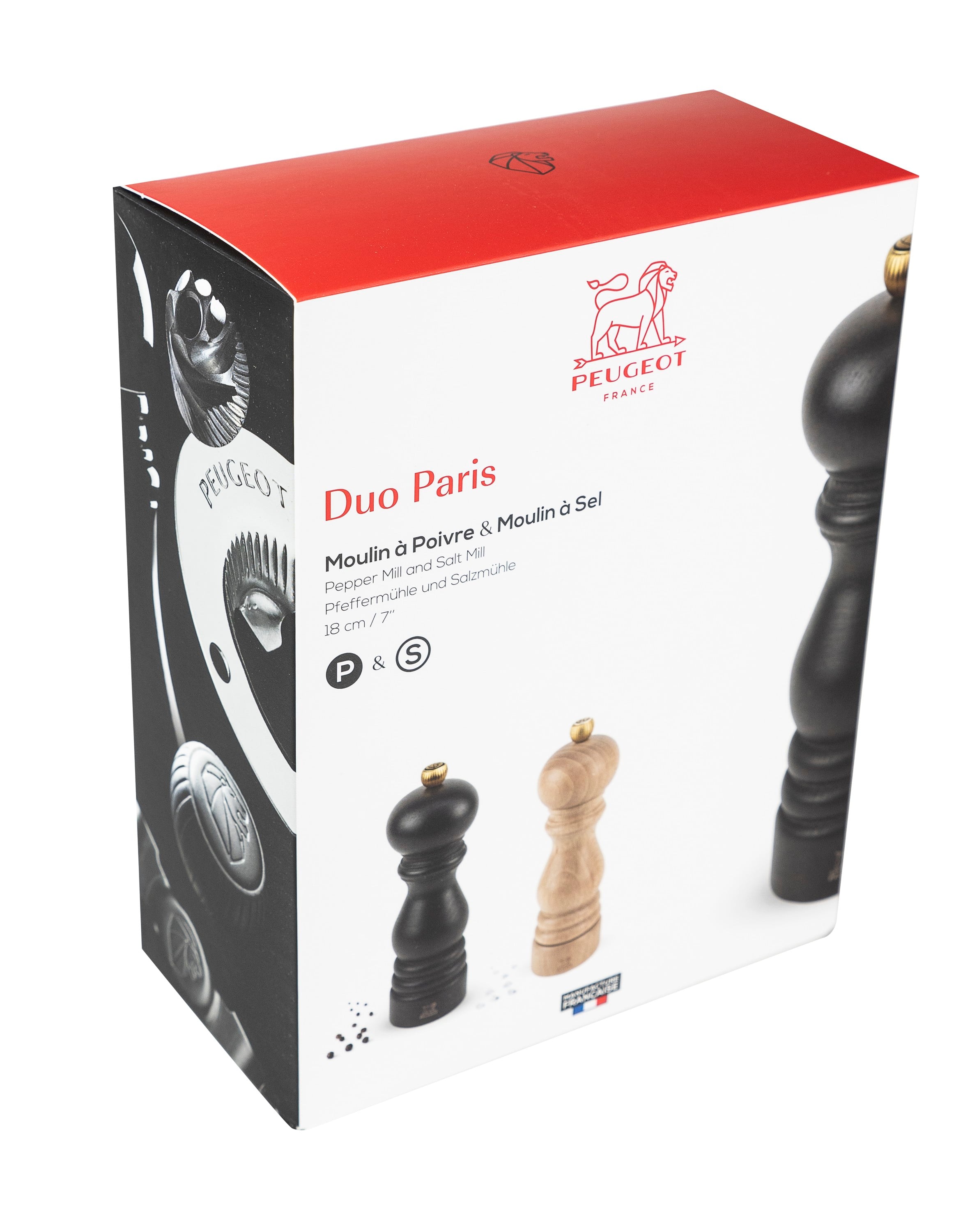 Paris Sæt Z Peber & Salt Choko/natur 18 cm