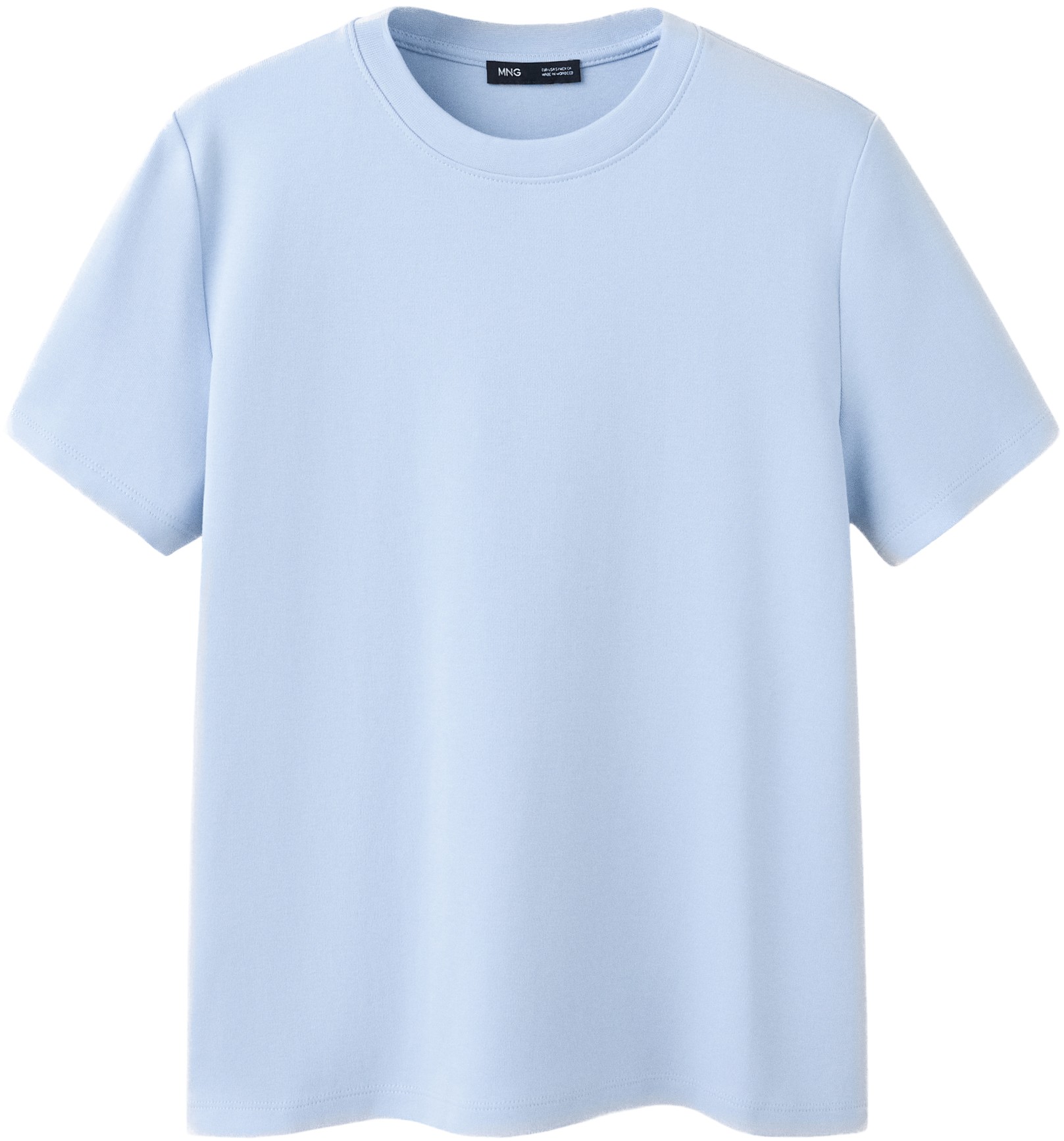 Rounded Neck Cotton Tshirt