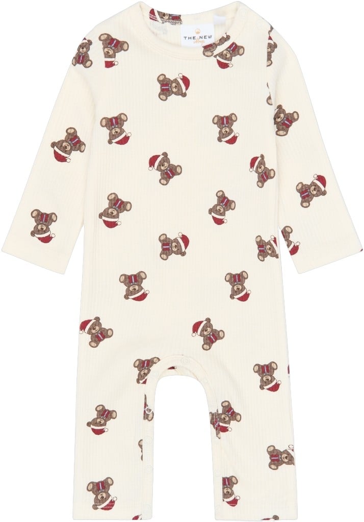 Tnsbholiday Teddy L_S Rib Jumpsuit
