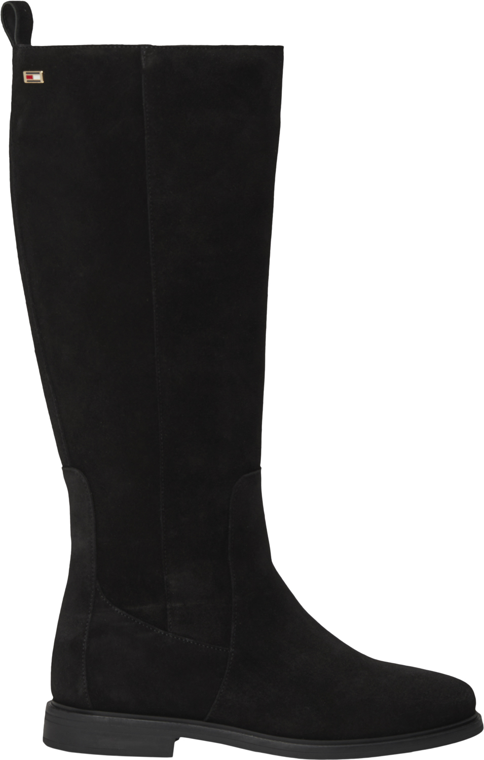 Flag Suede Long Boot Zip