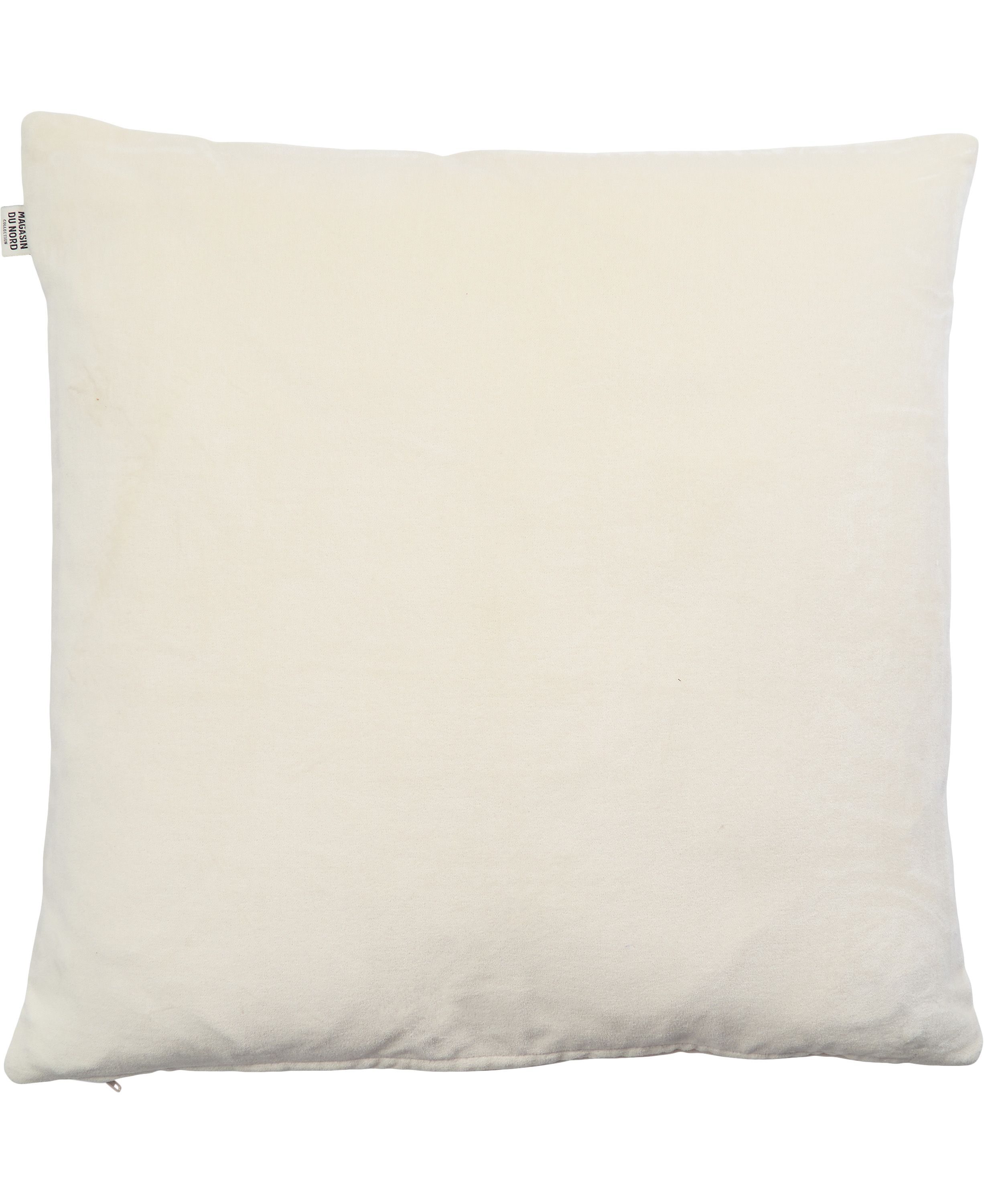 Velvet Whisper White Pyntepude 48x48