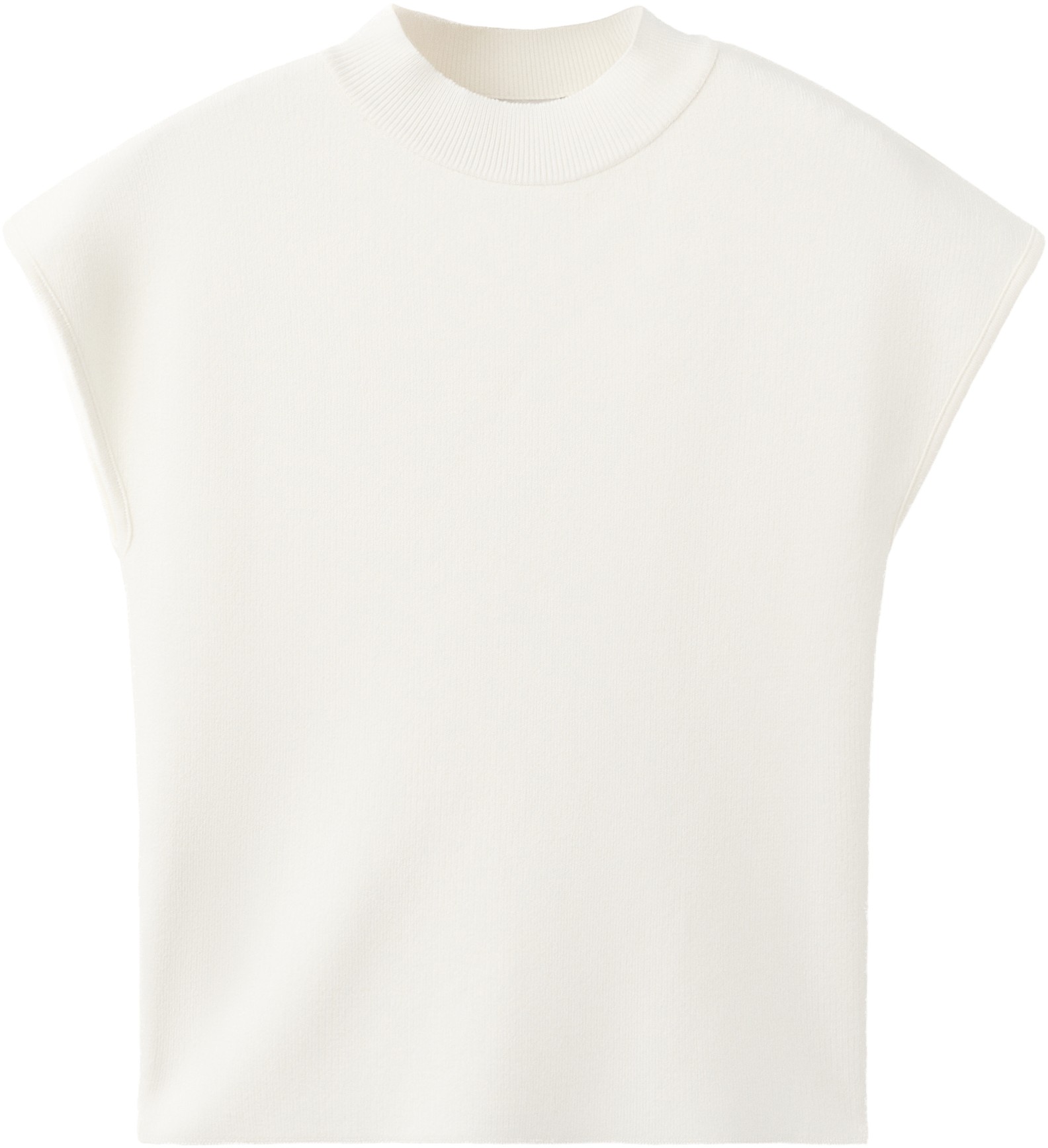 Shortsleeve Funnel Neck Jumper