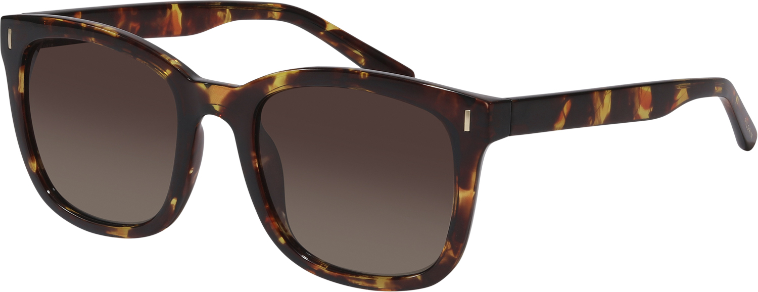 Katya Recycled Sunglasses Tortoise Brown/gold