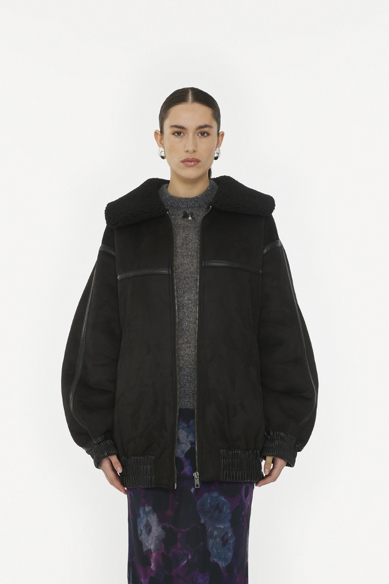 Oversized Bomber Jacket