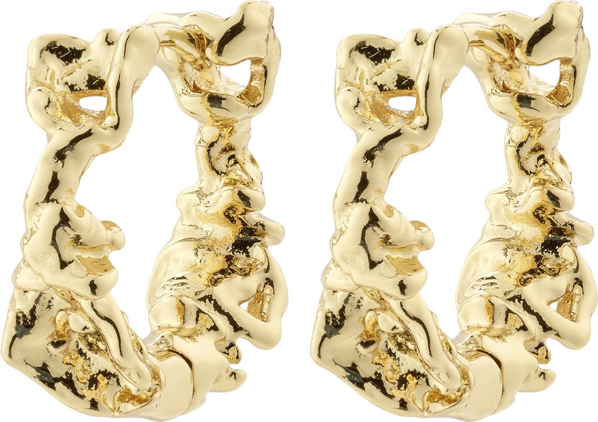 Trust Recycled Hoop Earrings Goldplated