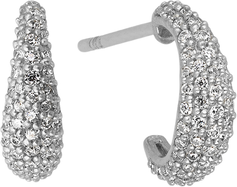Ocean Flow Hoop Sparkle Small