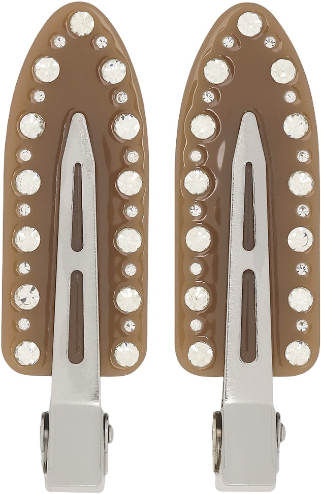 No Crease Crystal Clips // 2 pcs