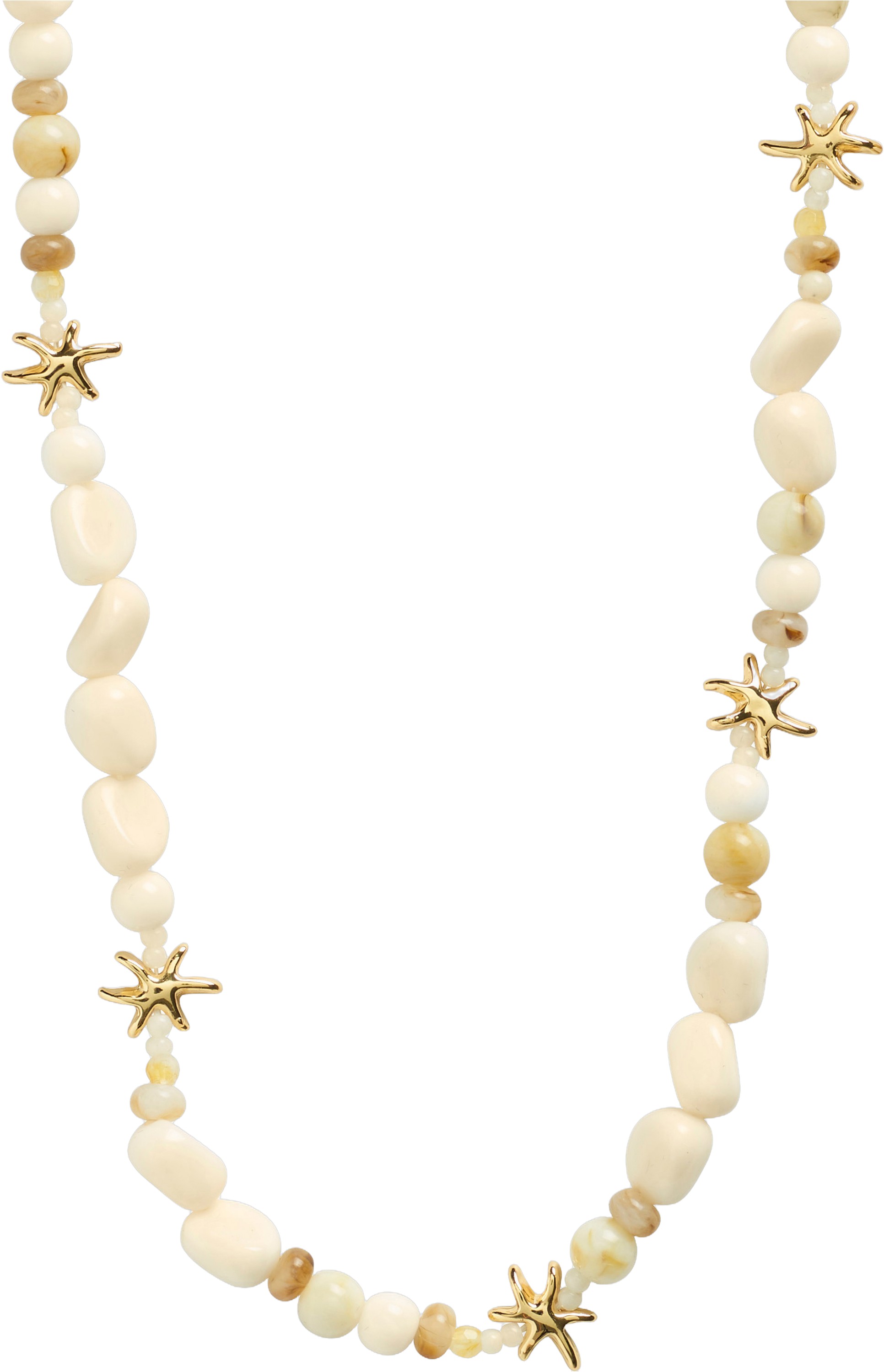 Prism Necklace White/goldplated - Køb til DKK 449 - Spar 0%