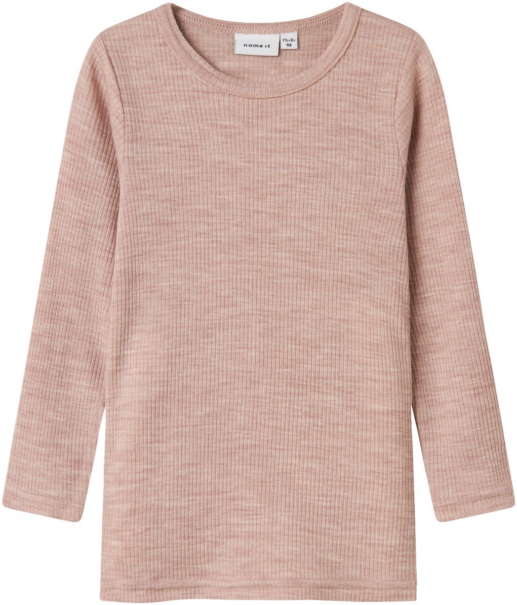 Nmnwax Wool RIB LS TOP Noos