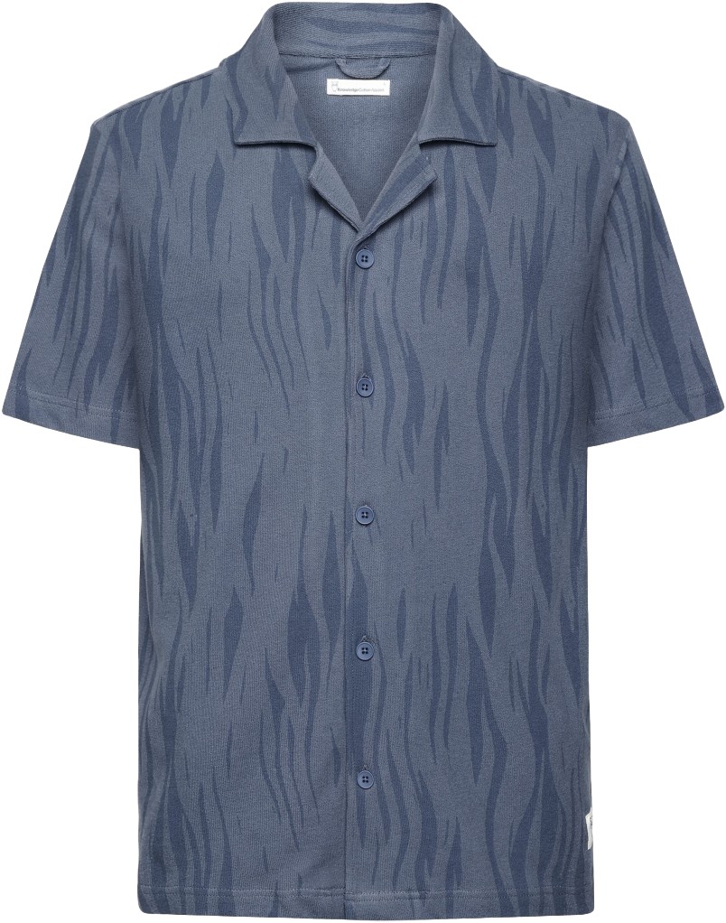 Bouclé Loose fit Northern Lights Short Sleeve Shirt Gots/v