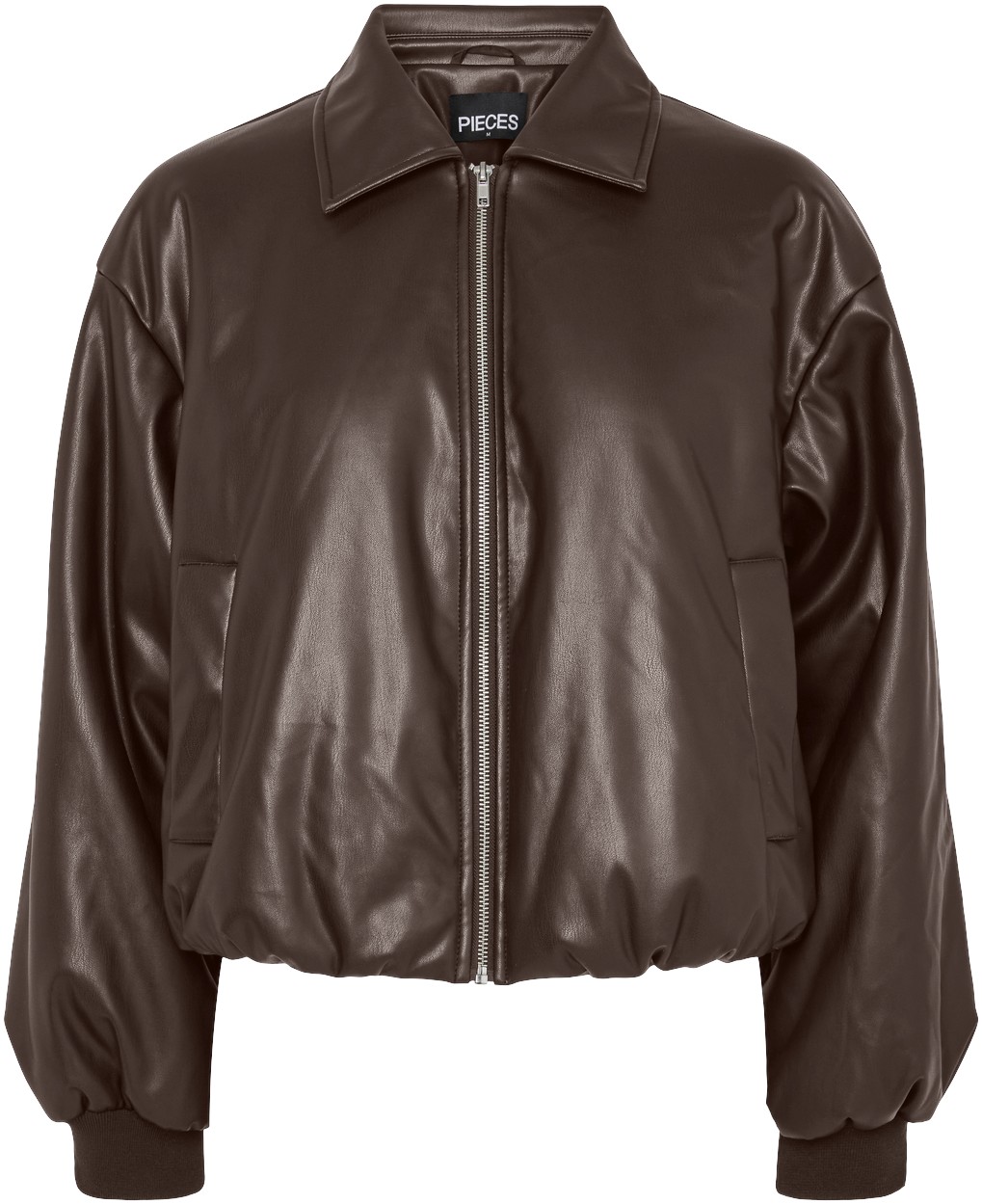Pclara Padded Coated Bomber Jacket