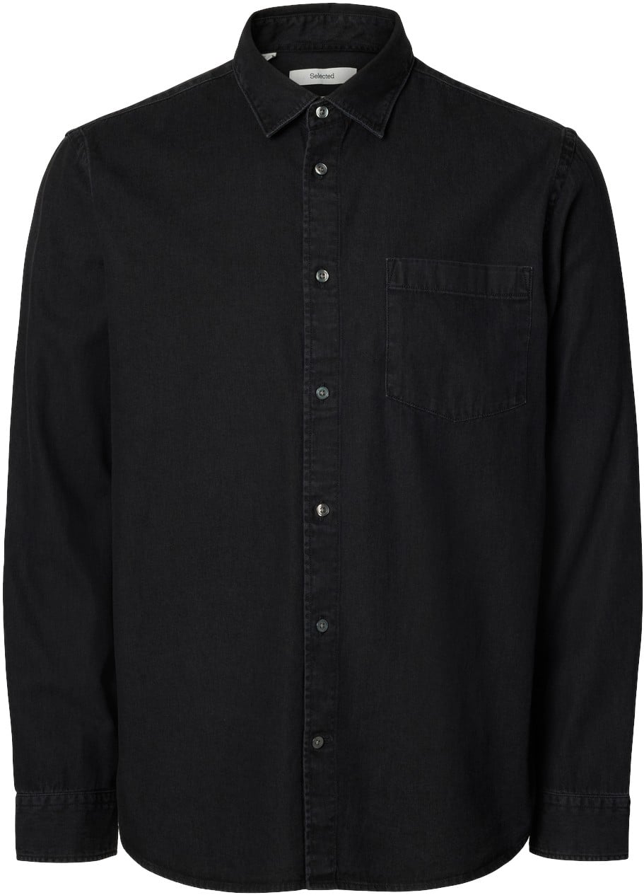 Slmregclaus Carlo Denim LS Shirt NO