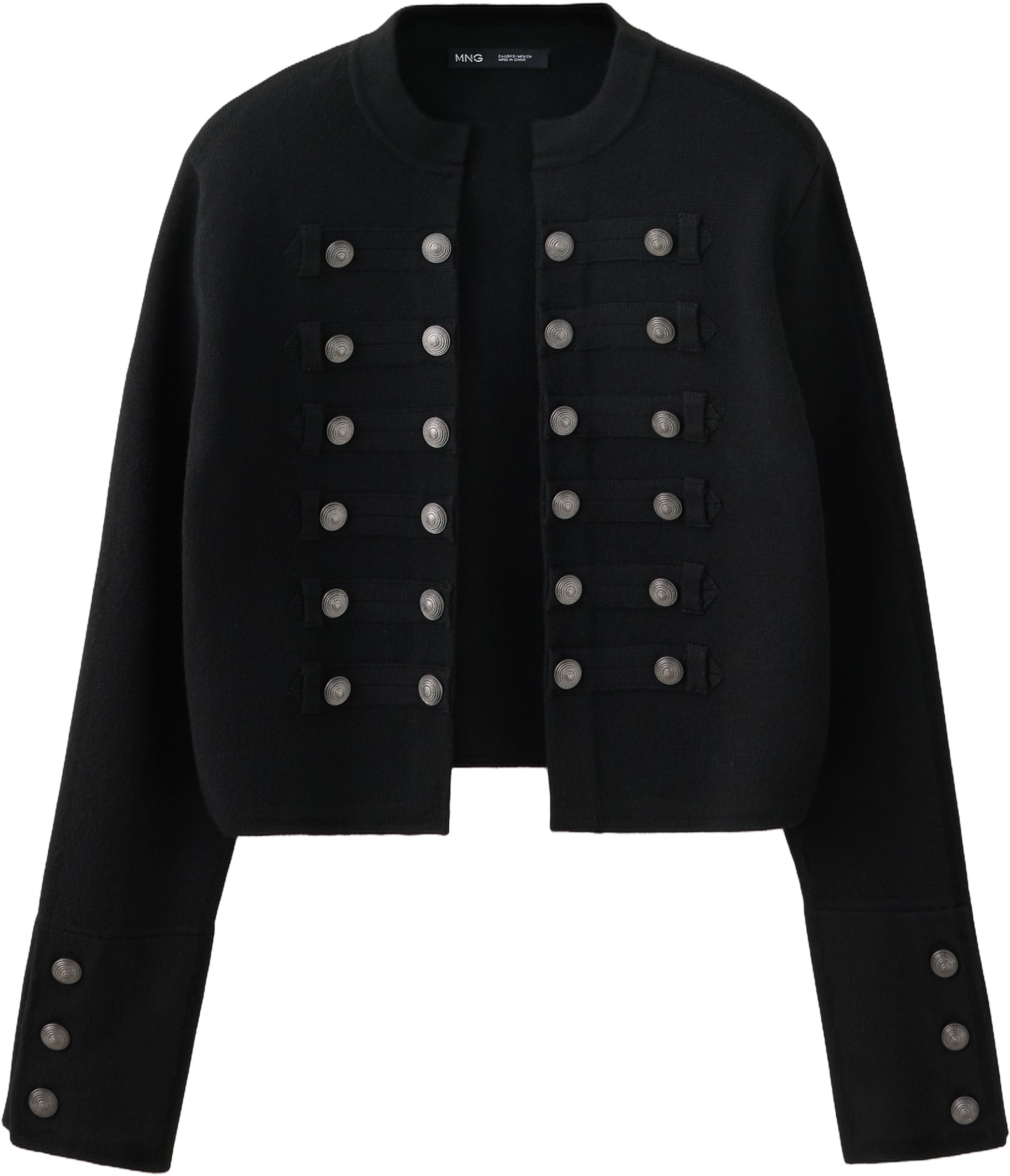 Fineknit Buttoned Jacket