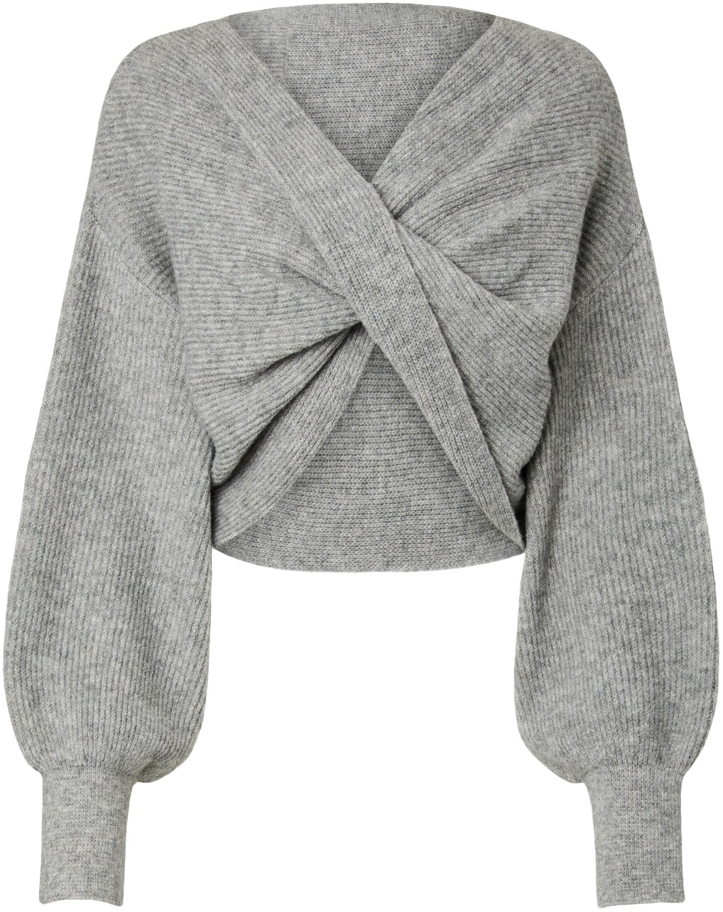 Pcava LS REV Draped Knit