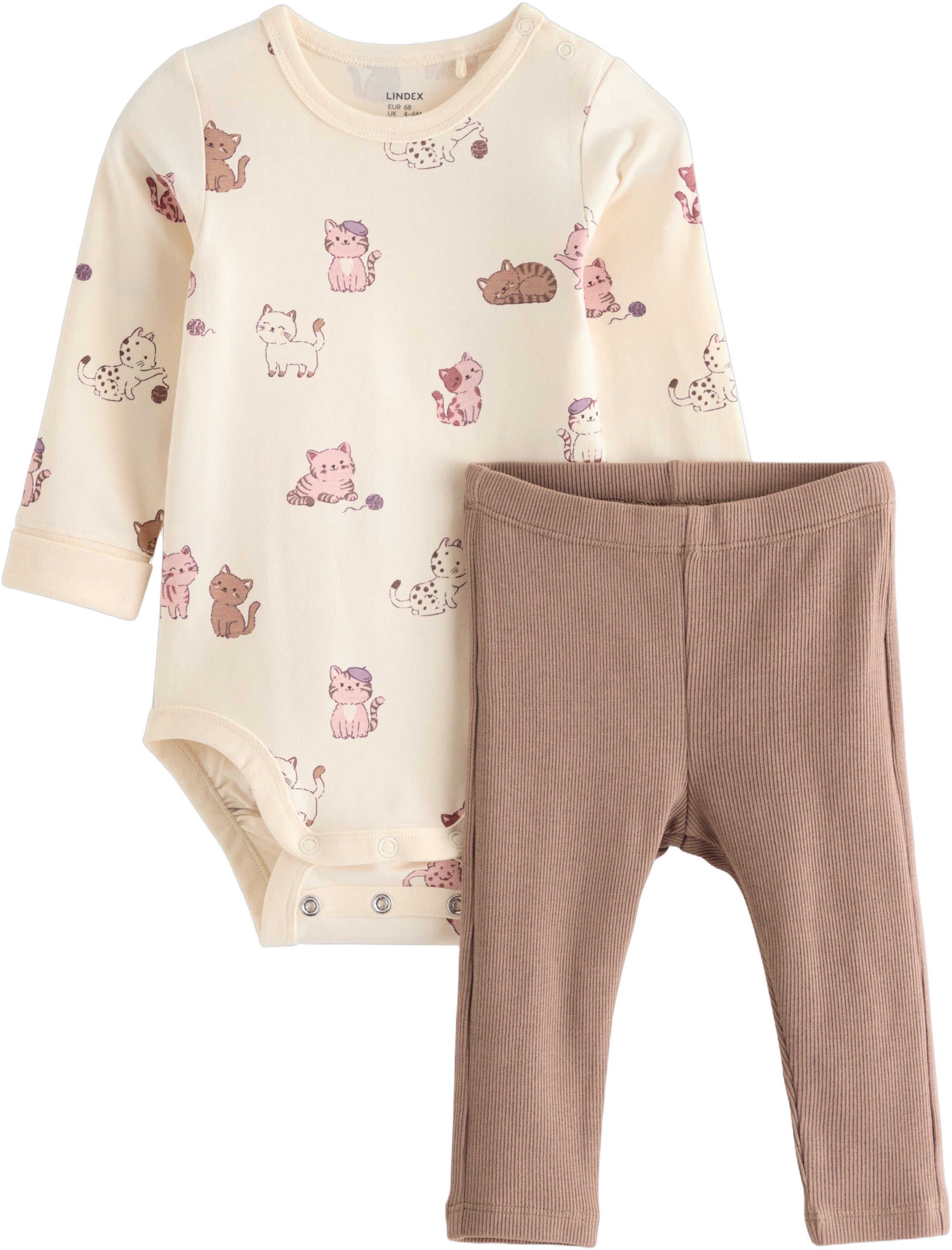 Set med Body och Ribbade Leggings
