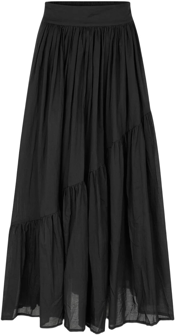 Angled Gather Skirt Polonia