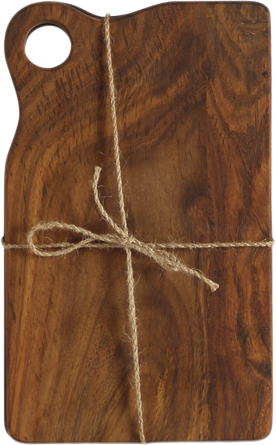 Board Lunch Set/2 15x25 cm Dark Brown