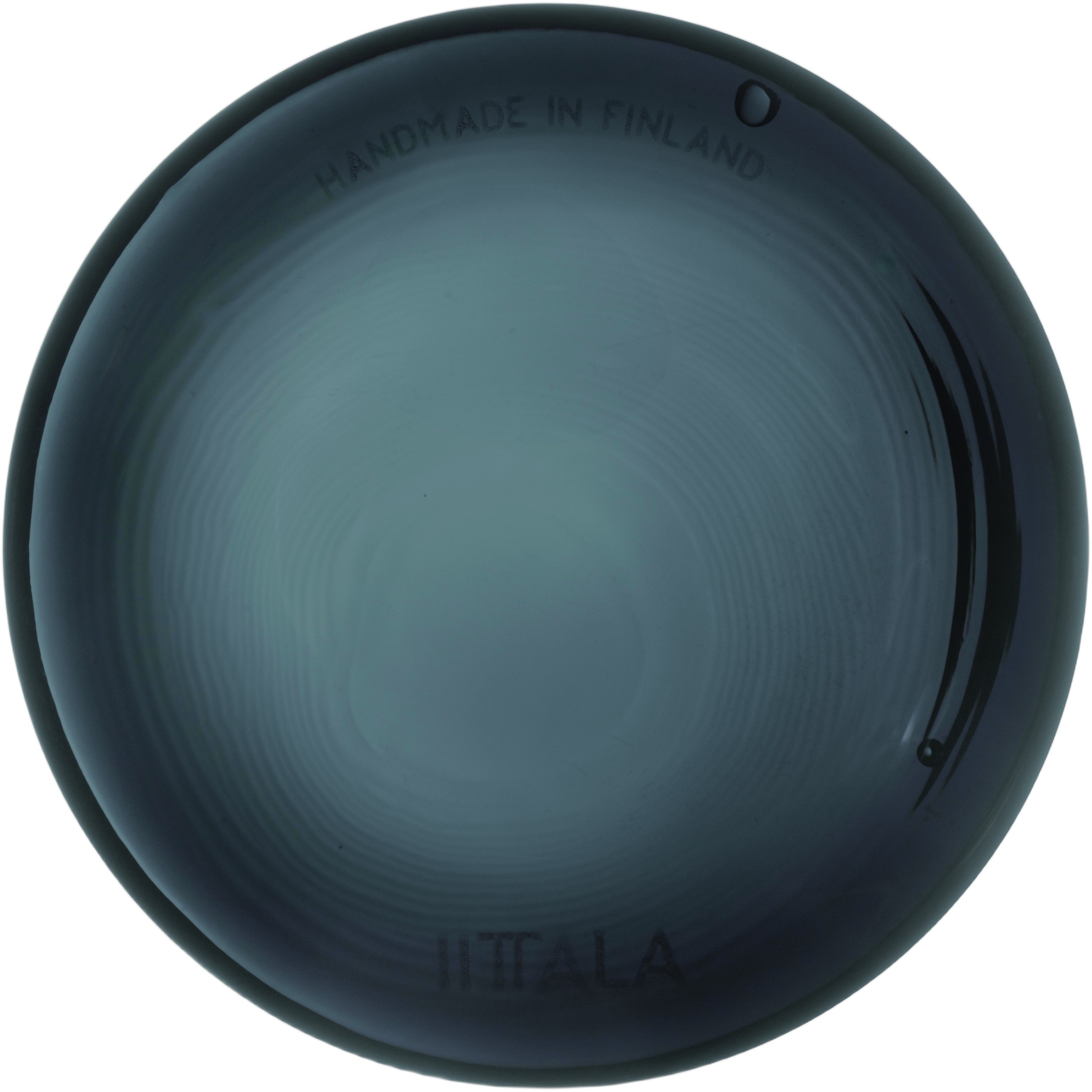 Iittala Glasplade 9cm StÃ¥lgrÃ¥