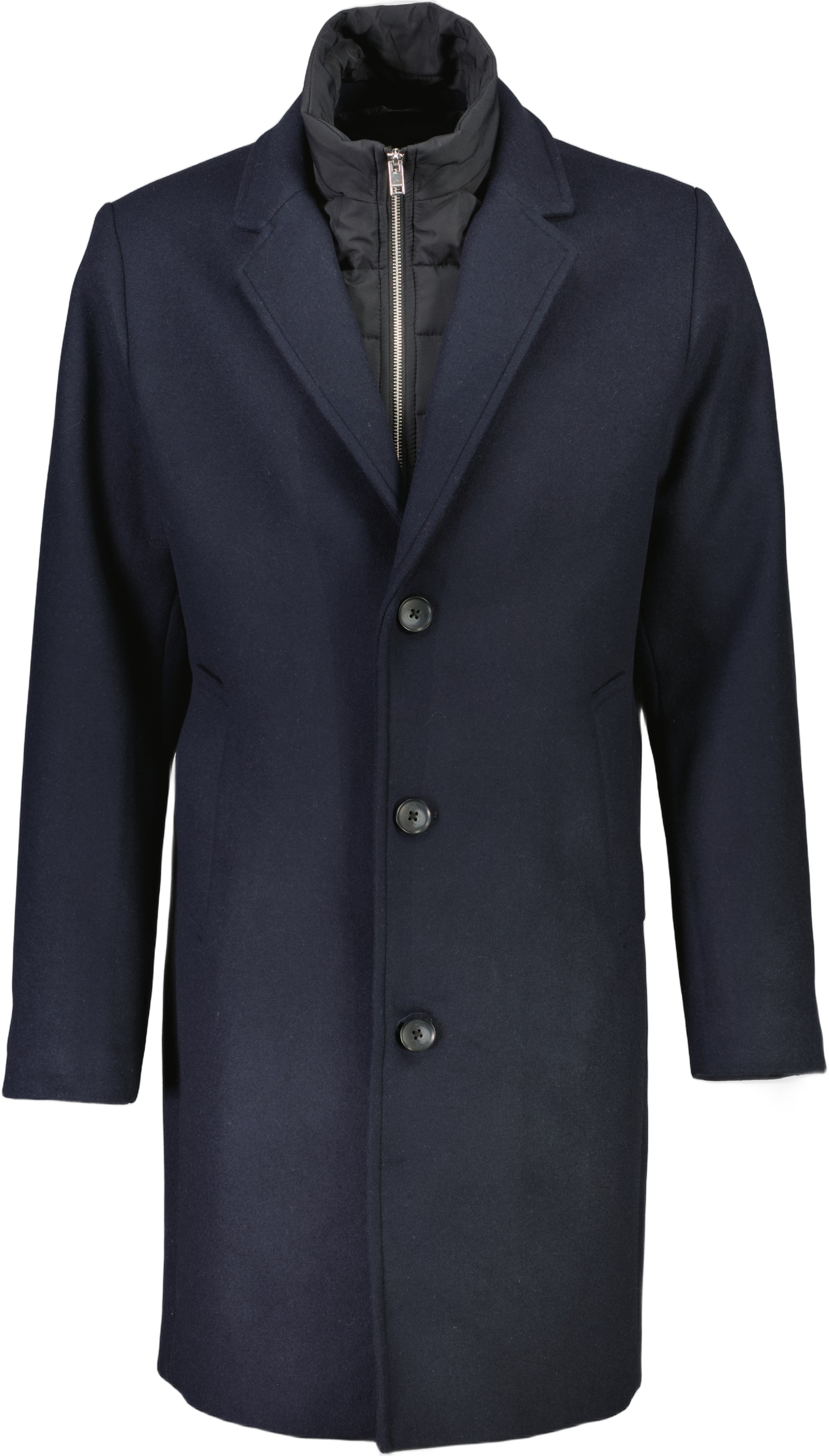 Detachable Collar Lapel Coat