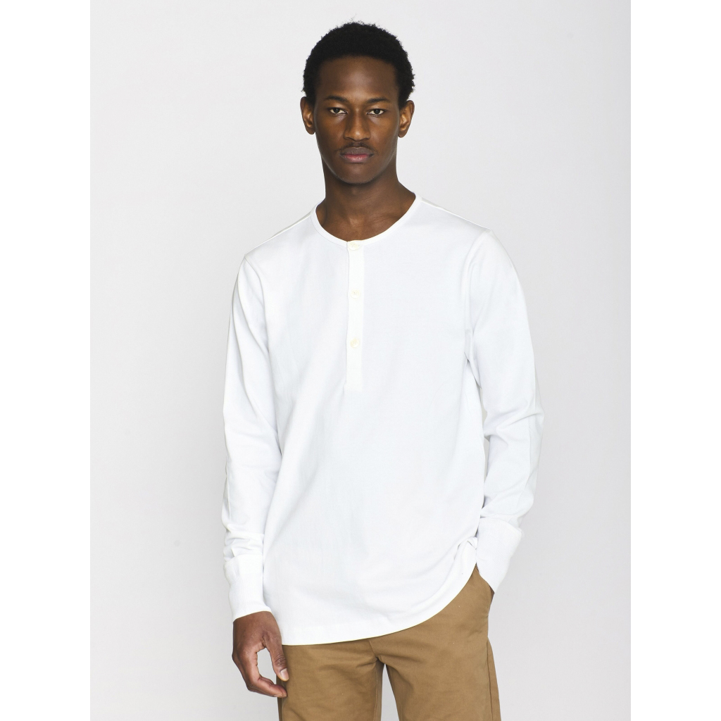 BO Long Sleeve Henley Gots/vegan