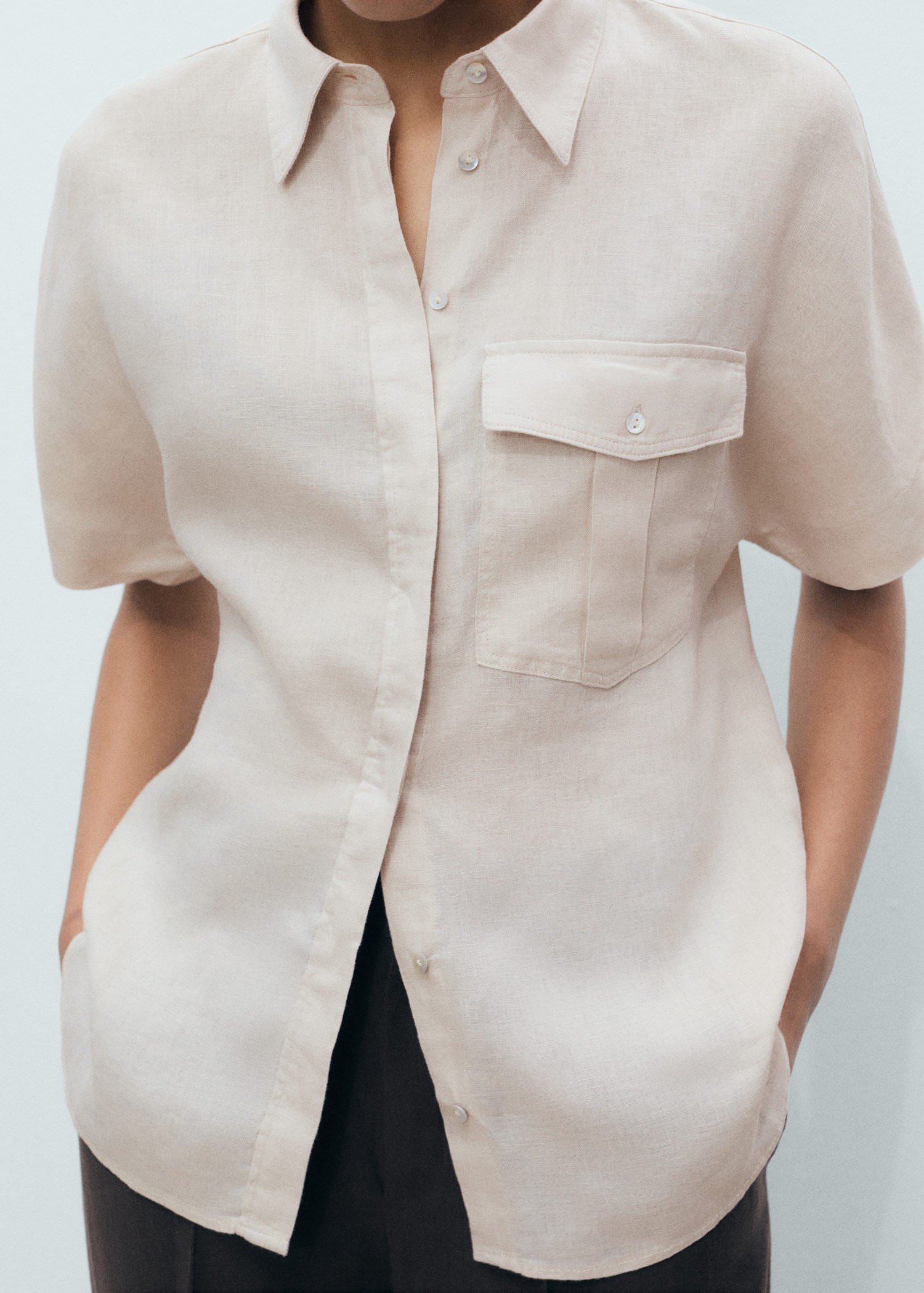 Pocket Linen Shirt