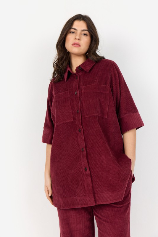 Curvy Wanadin 2 Skjorte Bordeaux